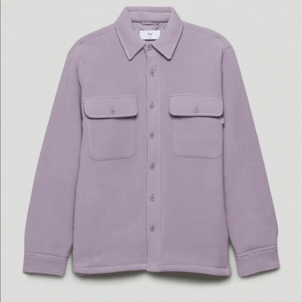Aritzia TNA Polar Purple Shirt Jacket (Size 1)